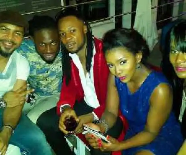 Photo: Genevieve Nnaji, Ramsey Noah, Uti Nwachukwu, Flavour In New Group Photo